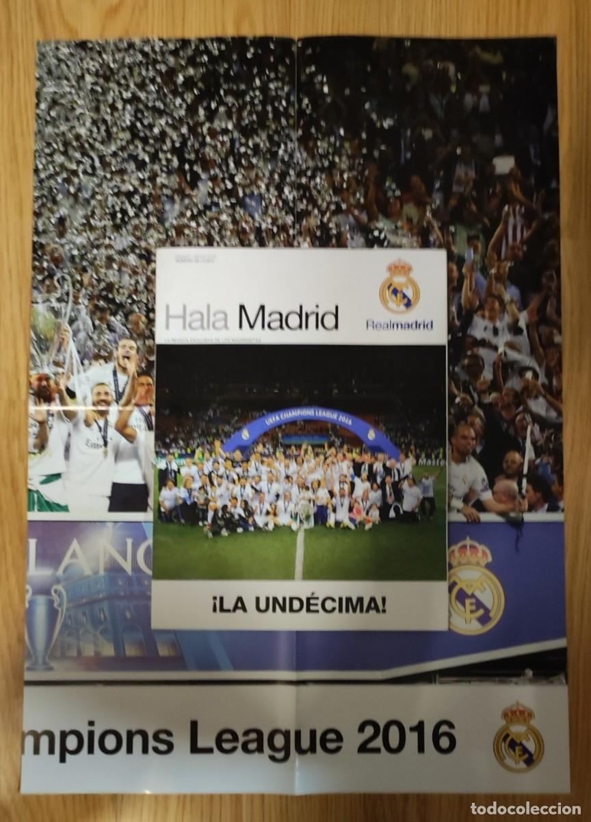 Coleccionismo deportivo: HALA MADRID &iexcl; LA UND&Eacute;CIMA ! N&ordm; 58 MARZO-MAYO 2016 REAL MADRID INCLUYE P&Oacute;STER CHAMPIONS LEAGUE