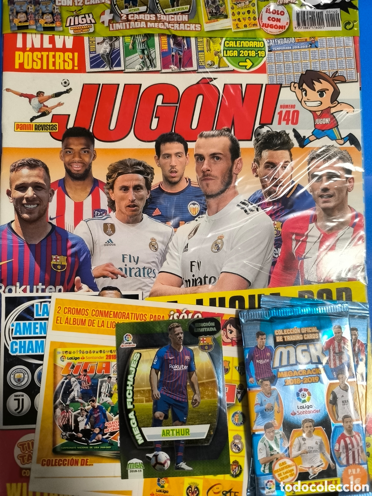 Coleccionismo deportivo: Revista Jug&oacute;n. N&uacute;mero 140. Panini