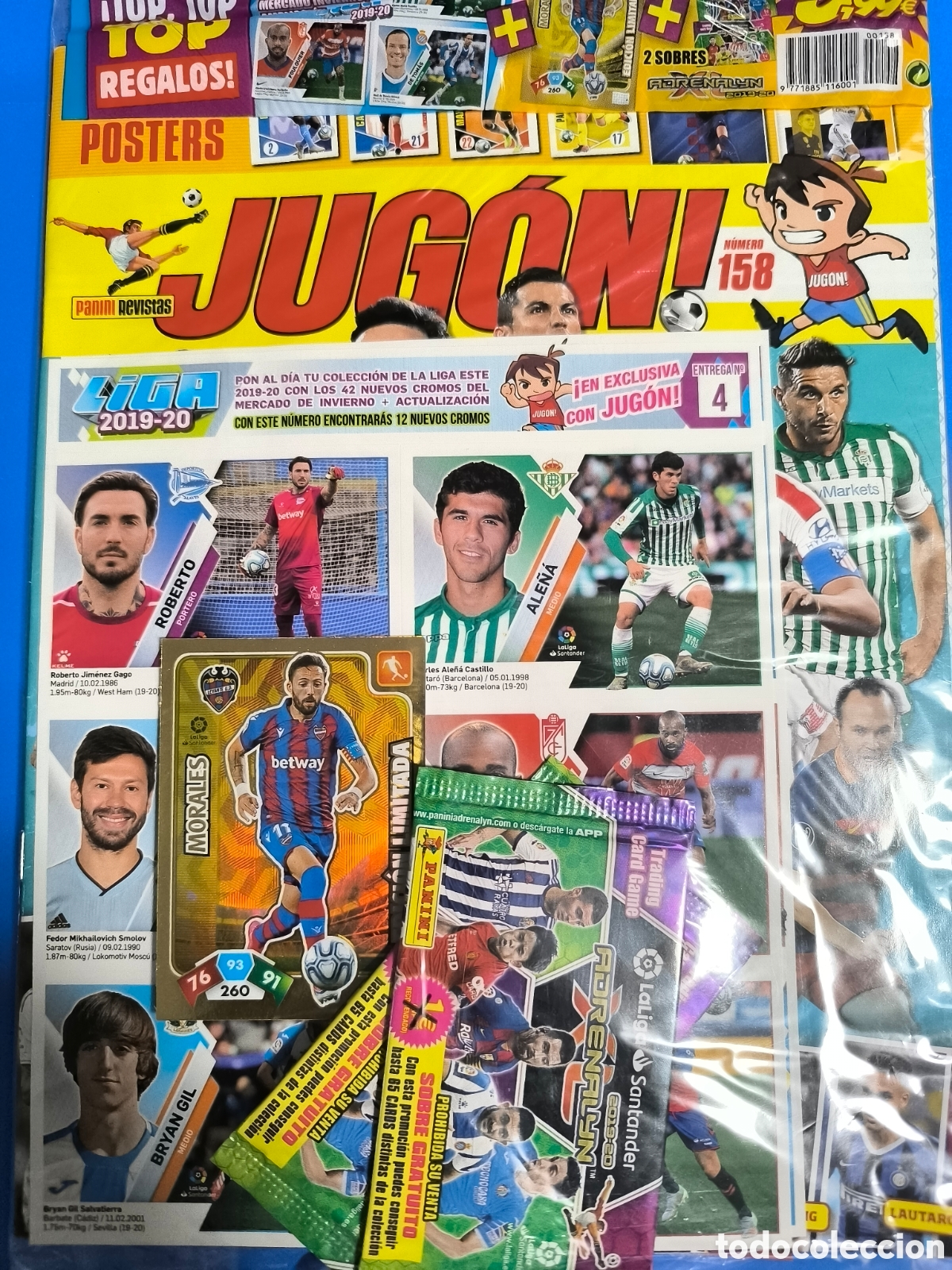 Collezionismo sportivo: Revista Jug&oacute;n. N&uacute;mero 158. Panini