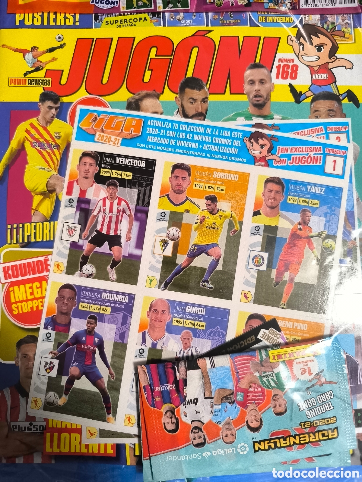 Collezionismo sportivo: Revista Jug&oacute;n. N&uacute;mero 168. Panini