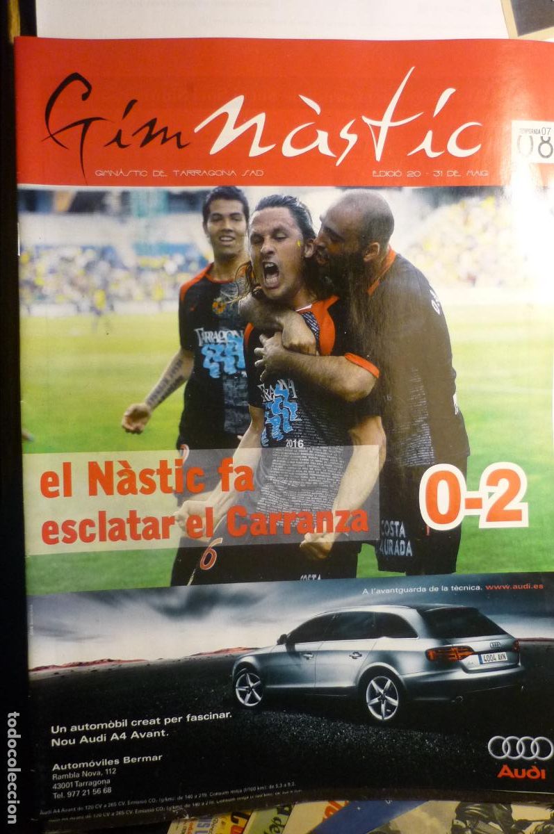 Sports collectibles: REVISTA 2007-08 FUTBOL NASTIC TARRAGONA PARTIDO NASTIC -GRANADA 74 32 PAG CATALAN