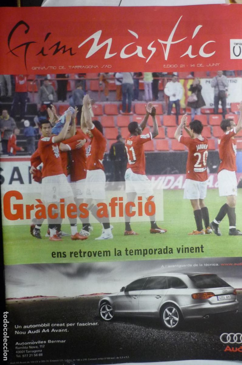 Sports collectibles: REVISTA FUTBO,L TEMP 2007-O8 NASTIC TARRAGONA PARTIDO NASTIC SALAMANCA 32 PAG CATALAN