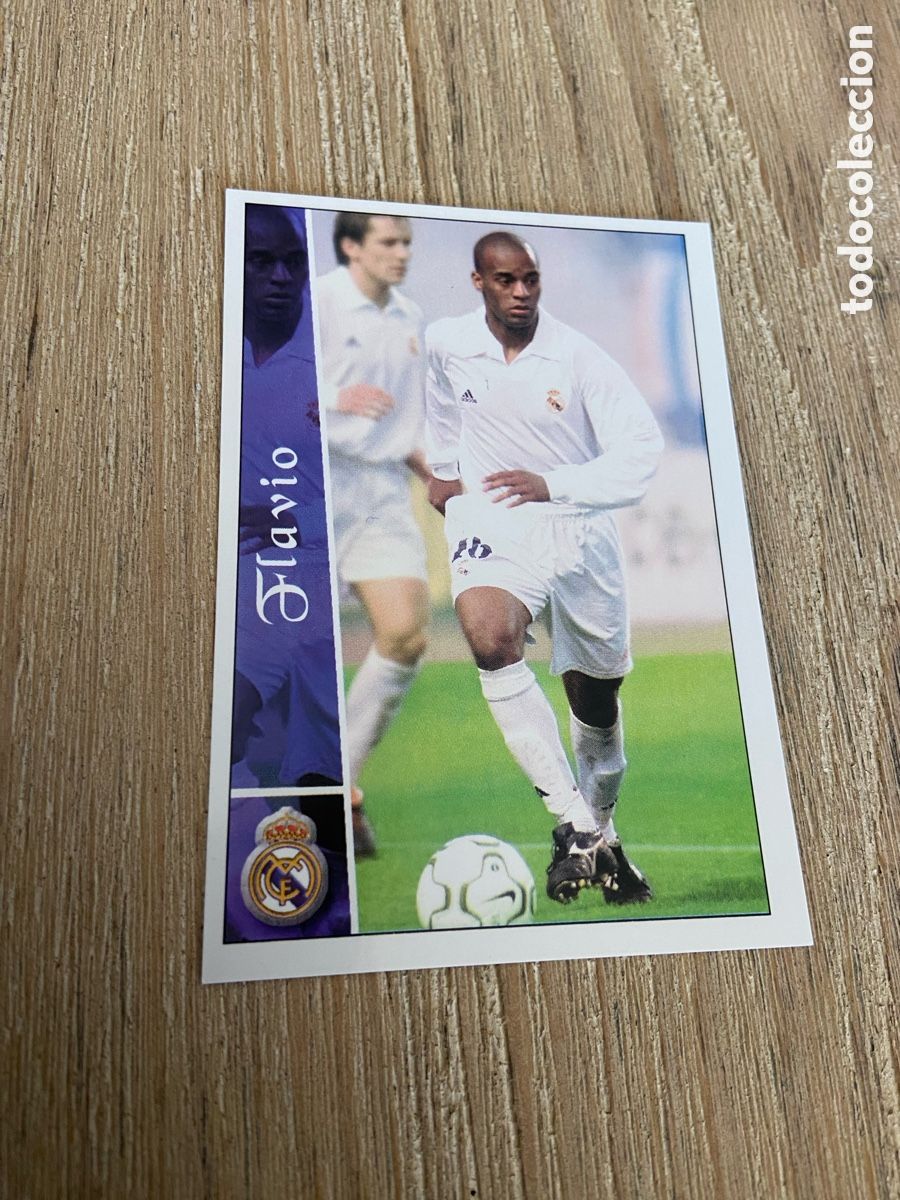 Collezionismo sportivo: FLAVIO REAL MADRID 577 + LAS FICHAS DE LA LIGA 2003 MUNDICROMO