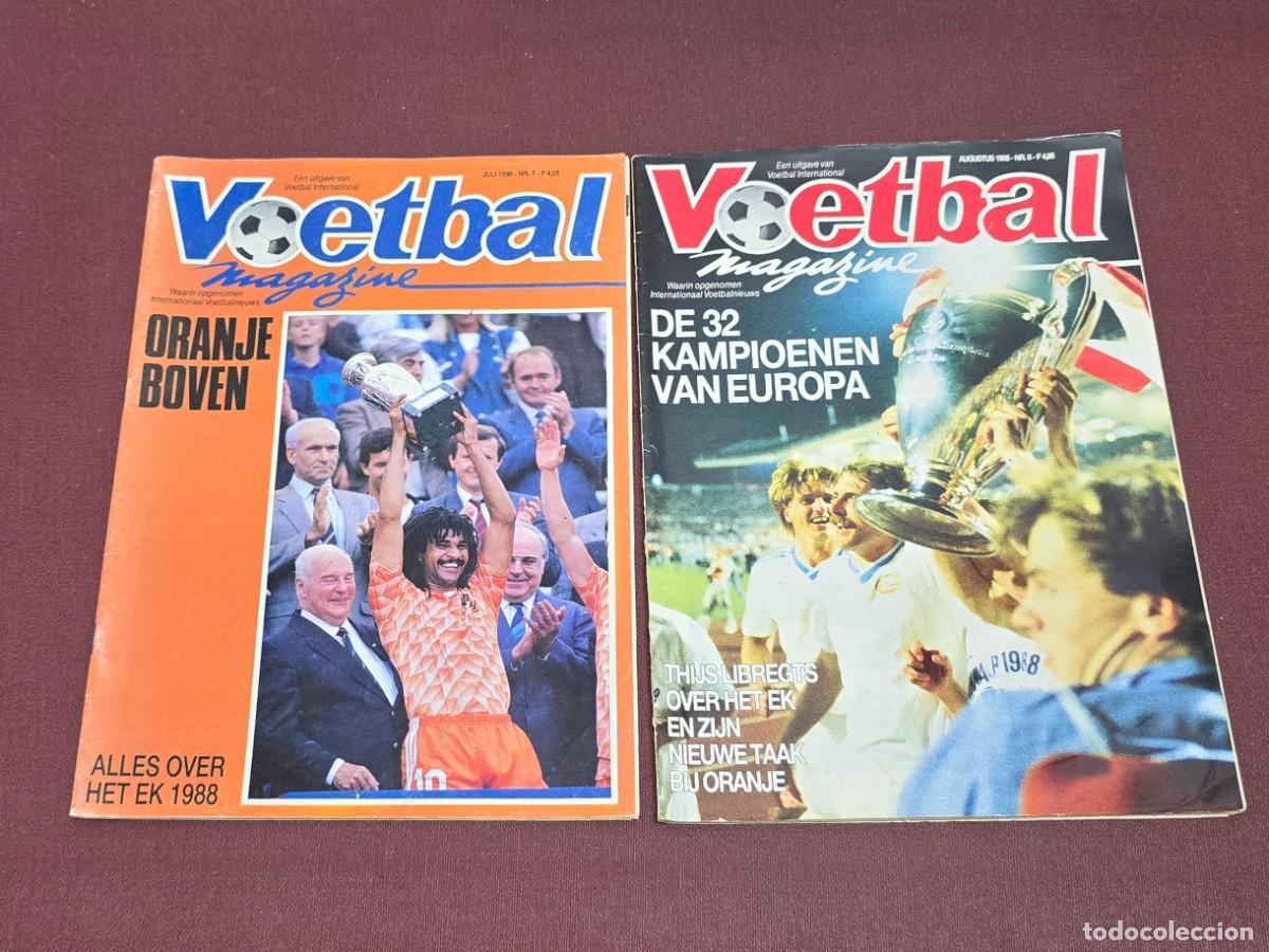 Coleccionismo deportivo: Lote 2 revistas Voetbal Magazine - Julio y Agosto 1988 en Neerland&eacute;s