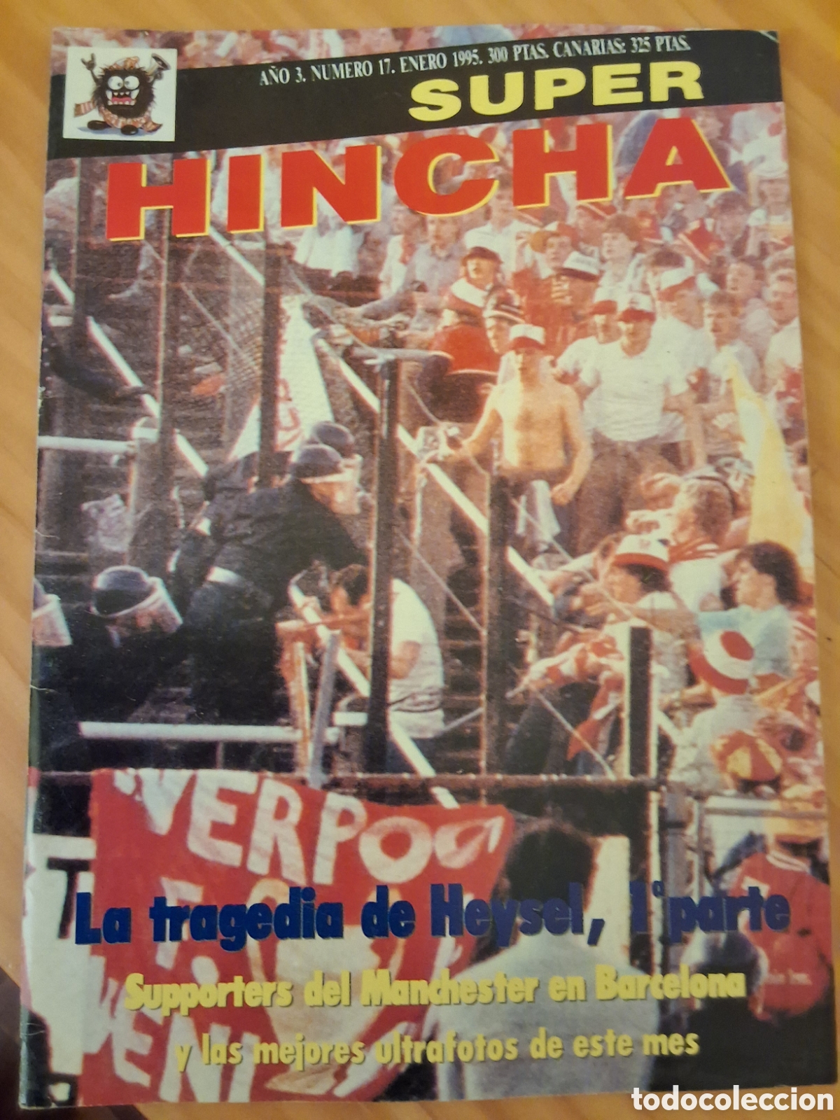 Sports collectibles: Super hincha revista futbol n&uacute;mero 17 a&ntilde;o 1995/1 la tragedia de Heysen 1&deg; Parte