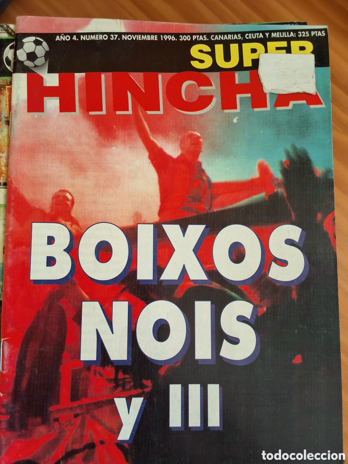 Collezionismo sportivo: Super hincha revista futbol n&uacute;mero 37 a&ntilde;o 1996/11 Boixos nois