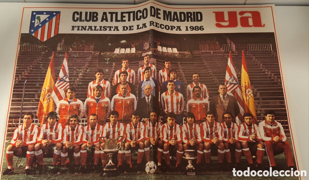 Collezionismo sportivo: Especial Diario YA Atletico Madrid Finalista Recopa