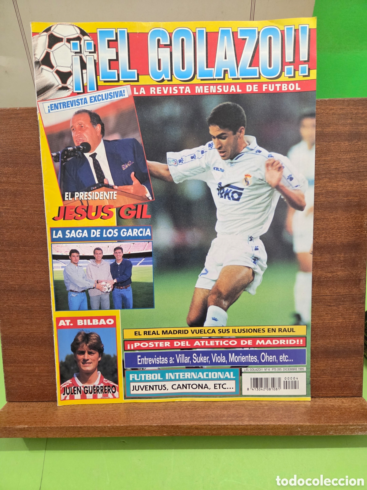 Coleccionismo deportivo: LA REVISTA MENSUAL DE FUTBOL...&rdquo;&rdquo;&iexcl;&iexcl;EL GOLAZO!!...N&deg;4..&rdquo;&rdquo;POSTER DEL ATL&Eacute;TICO MADRID&rdquo;&rdquo;......
