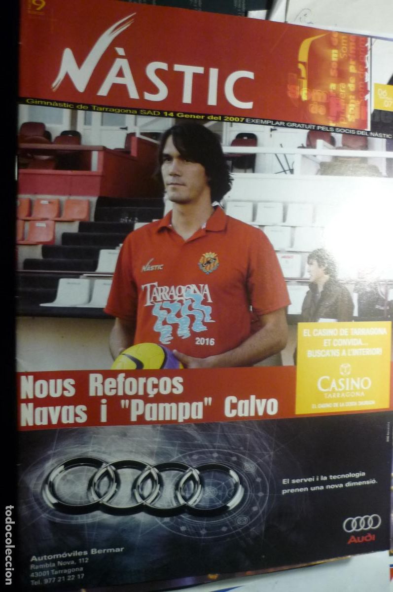 Collezionismo sportivo: PROGRAMA PARTIDO FUTBOL NASTIC TARRAGONA-GETAFE 32 PAG.ARTICULOS.FOTOS..CATALAN