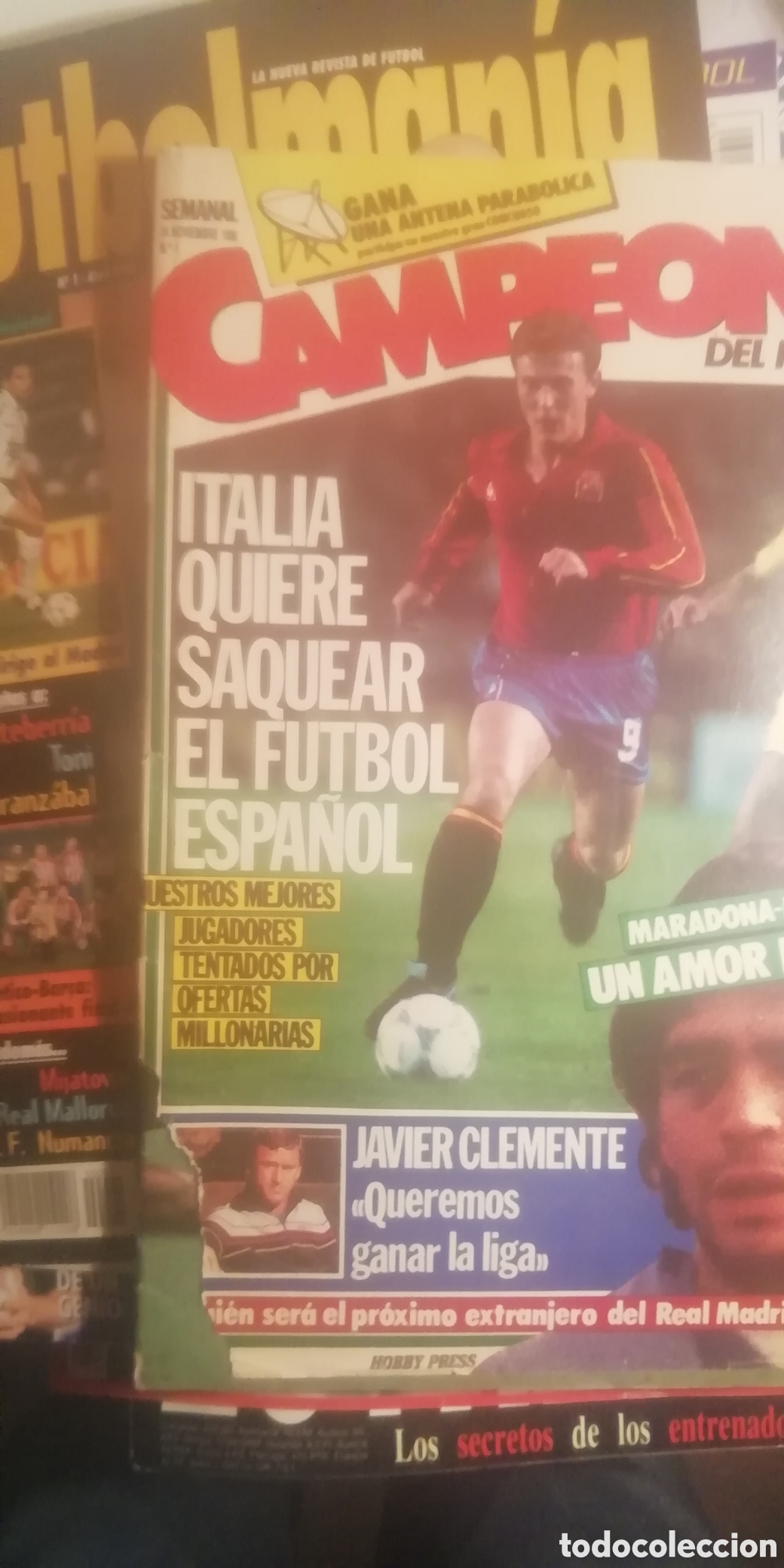 Collezionismo sportivo: Revista campeones n&uacute;mero 1. 1986