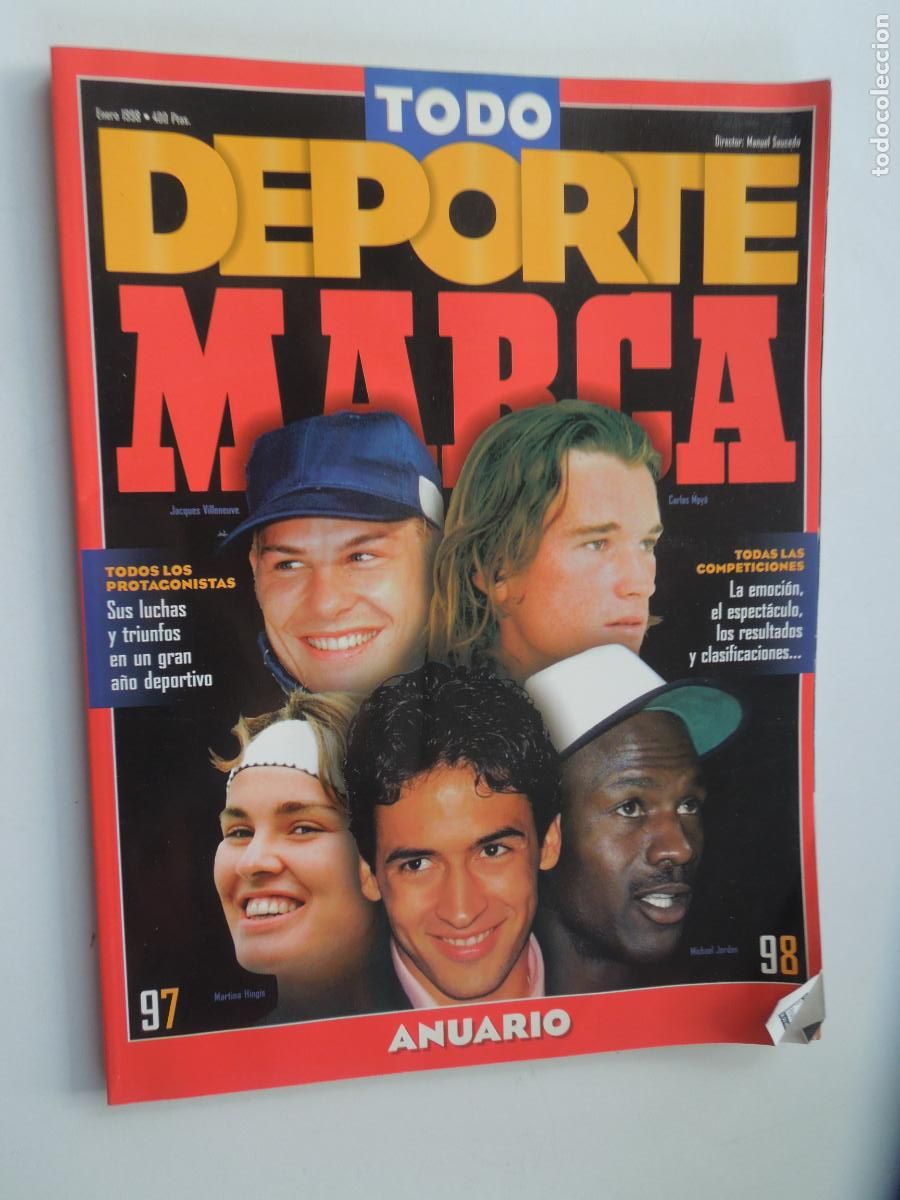 Coleccionismo deportivo: TODO DEPORTE MARCA ANUARIO 97 -98 - PROTAGONISTA Y COMPETICIONES