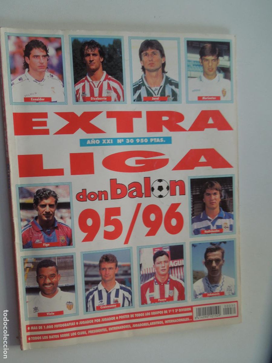 Collectionnisme sportif: DON BALON EXTRA LIGA N 30 95/96