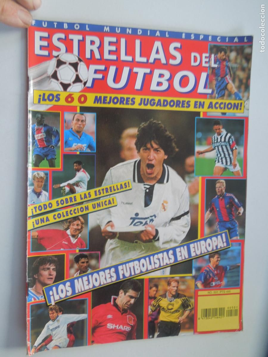 Collectionnisme sportif: ESTRELLAS DEL FUTBOL REVISTA N&ordm; 501 - LOS 60 MEJORES JUGADORES EN ACCI&Oacute;N
