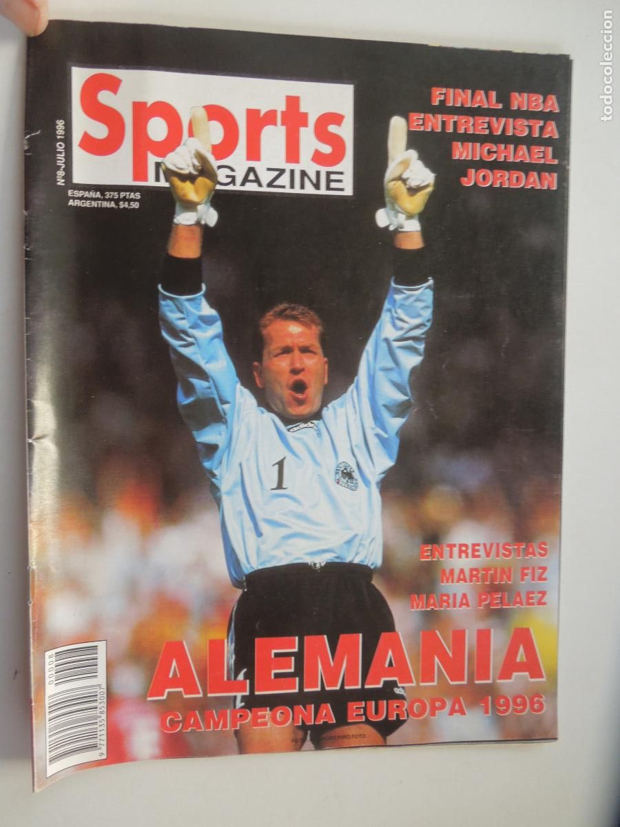 Collectionnisme sportif: SPORTS MAGAZINE N&ordm; 8 -07-1996 ALEMANIA CAMPEONA DE EUROPA 1996 -MARTIN FIZ-MARIA PELAEZ