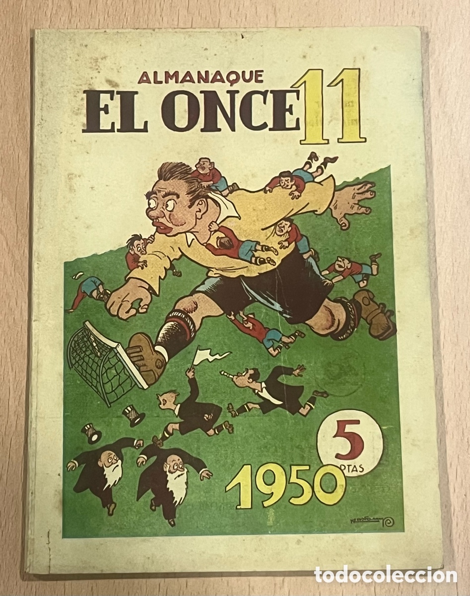 Coleccionismo deportivo: REVISTA EL ONCE 11 - ALMANAQUE 1950 - VALENTI CASTANYS