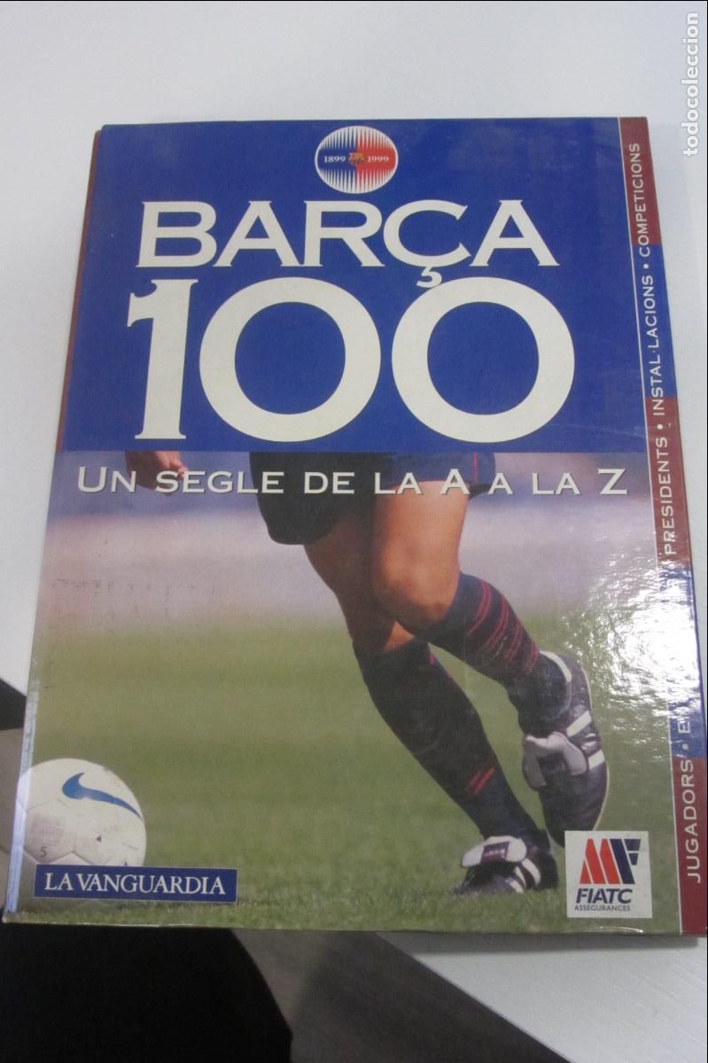 Collezionismo sportivo: ALBUM BAR&Ccedil;A 100 EL UN SEGLE DE LA A a la Z 1999 COMPLETO CARPETA DE FICHAS BARCELONA FUTBOL ARX215