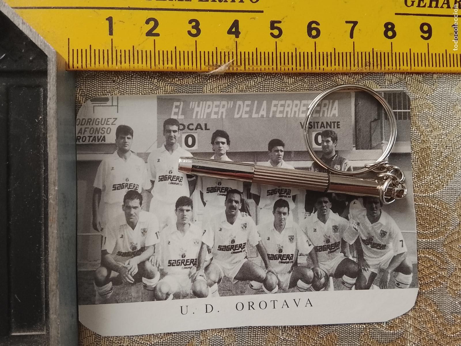 Collezionismo sportivo: informacion deportiva peque&ntilde;a hoja futbol JUGADORES ALIENEACION EQUIPO CLUB - OROTAVA