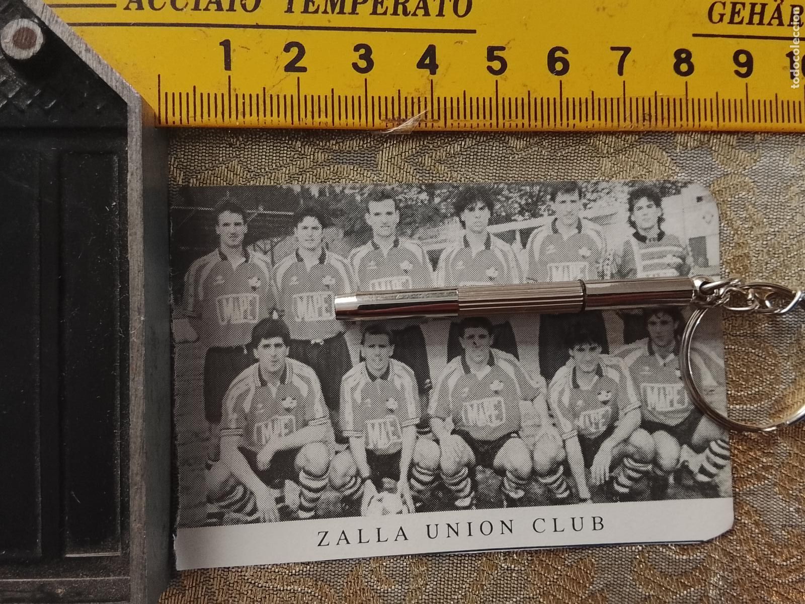 Collezionismo sportivo: informacion deportiva peque&ntilde;a hoja futbol JUGADORES ALIENEACION EQUIPO CLUB - ZALLA UNION CLUB