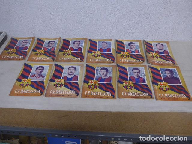 Coleccionismo deportivo: Lote 11 antiguas revistas del Futbol Club Barcelona, boletin, 1953 - 1954, bar&ccedil;a