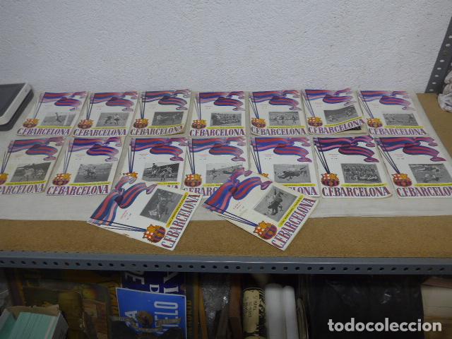 Coleccionismo deportivo: Lote 16 antiguas revistas del Futbol Club Barcelona, boletin, 1952 - 1953, bar&ccedil;a
