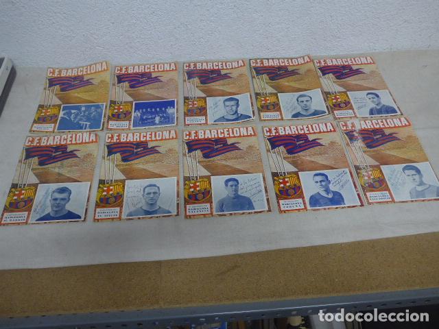 Coleccionismo deportivo: Lote 10 antiguas revistas del Futbol Club Barcelona, boletin, 1951 - 1952, bar&ccedil;a