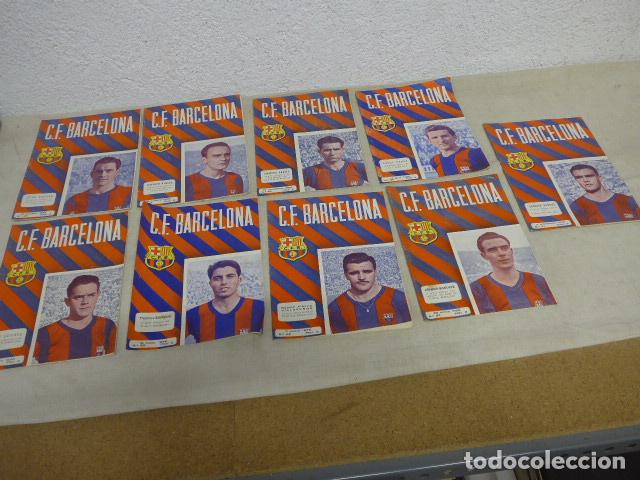 Coleccionismo deportivo: Lote 9 antiguas revistas del Futbol Club Barcelona, boletin, 1955 - 1956, bar&ccedil;a