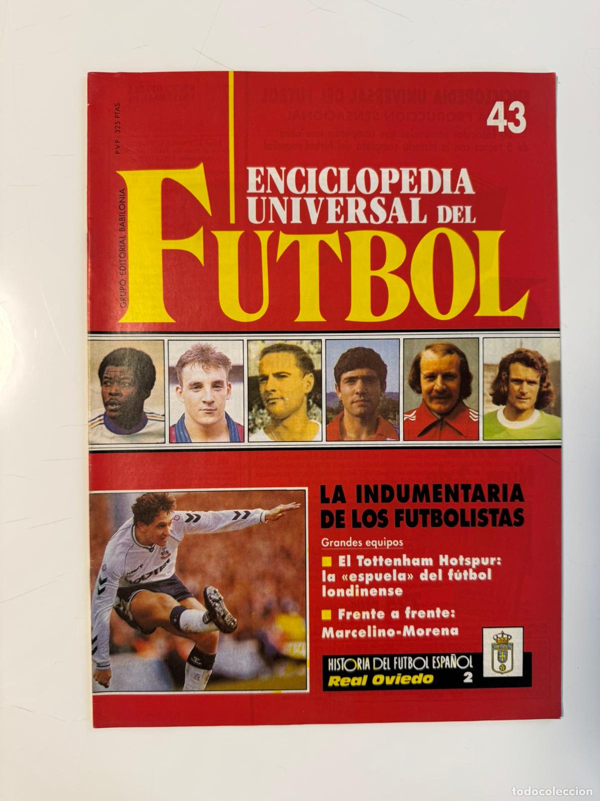 Coleccionismo deportivo: Enciclopedia Universal del F&uacute;tbol n&ordm; 43 (1991&ndash;92) &ndash; Fasc&iacute;culo completo con p&oacute;ster del Club Dep. Ende