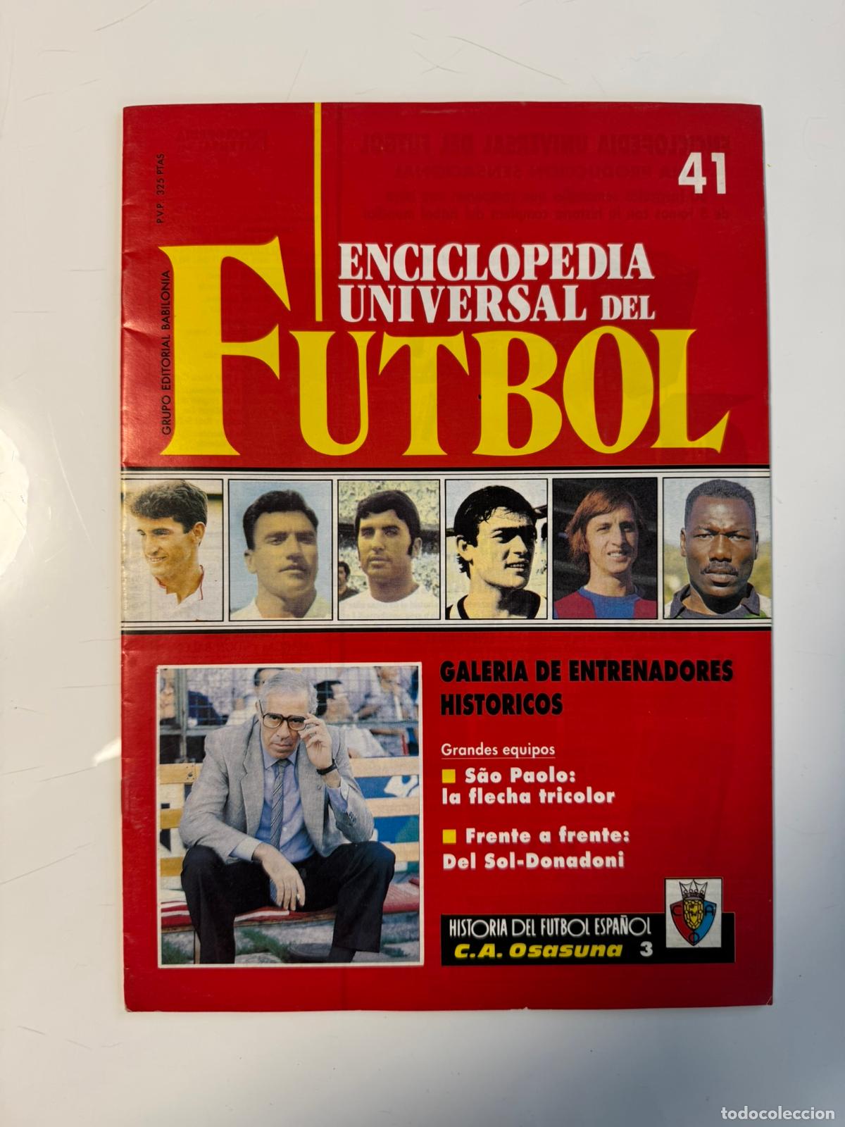 Coleccionismo deportivo: Enciclopedia Universal del F&uacute;tbol n&ordm; 41 (1991&ndash;92) &ndash; Fasc&iacute;culo completo con p&oacute;ster del Club Deportivo