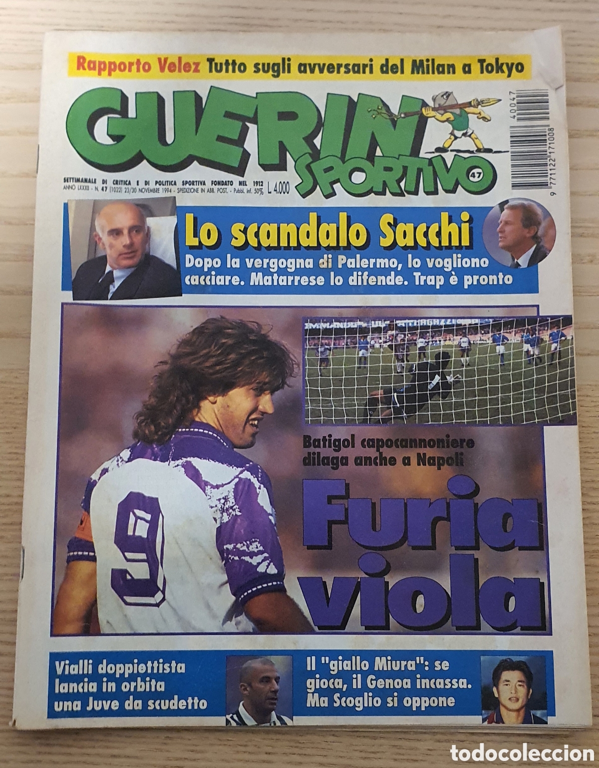 Collezionismo sportivo: Il Guerin Sportivo 1022