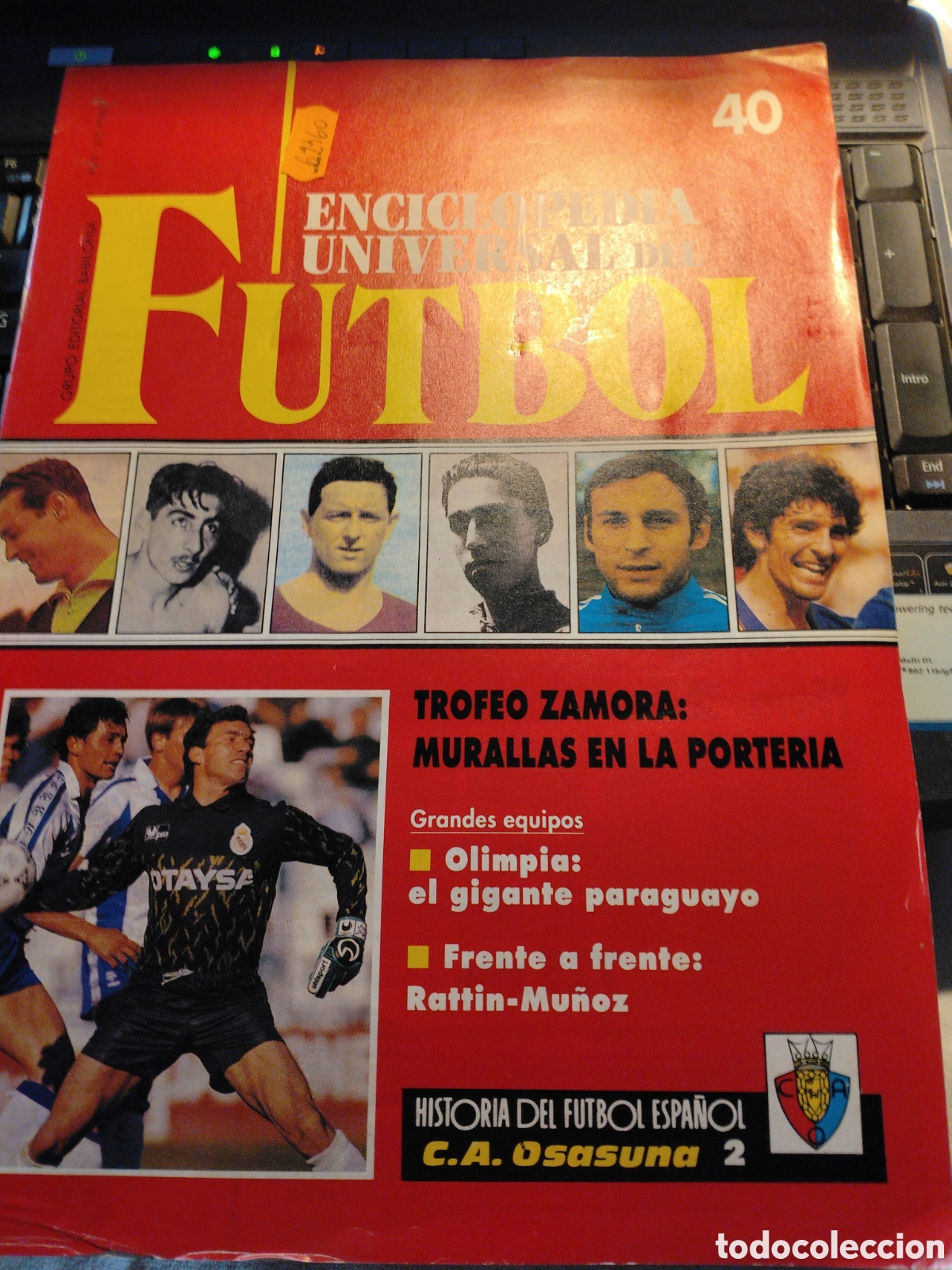 Coleccionismo deportivo: ENCICLOPEDIA UNIVERSAL DE FUTBOL - FASC&Iacute;CULO 39 - EDITORIAL BABILONIA 1991 - SIN POSTER.