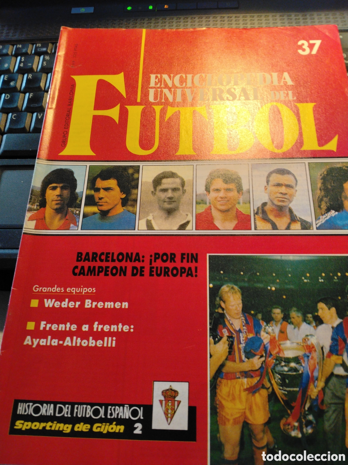 Coleccionismo deportivo: ENCICLOPEDIA UNIVERSAL DE FUTBOL - FASC&Iacute;CULO 36 - EDITORIAL BABILONIA 1991 - SIN POSTER.