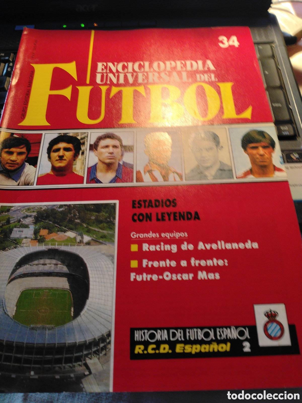 Coleccionismo deportivo: ENCICLOPEDIA UNIVERSAL DE FUTBOL - FASC&Iacute;CULO 33 - EDITORIAL BABILONIA 1991 - SIN POSTER.