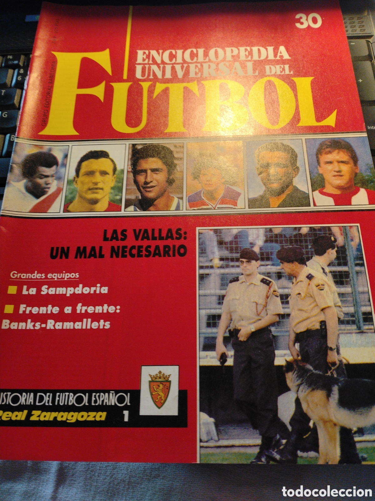 Coleccionismo deportivo: ENCICLOPEDIA UNIVERSAL DE FUTBOL - FASC&Iacute;CULO 29 - EDITORIAL BABILONIA 1991 - SIN POSTER.
