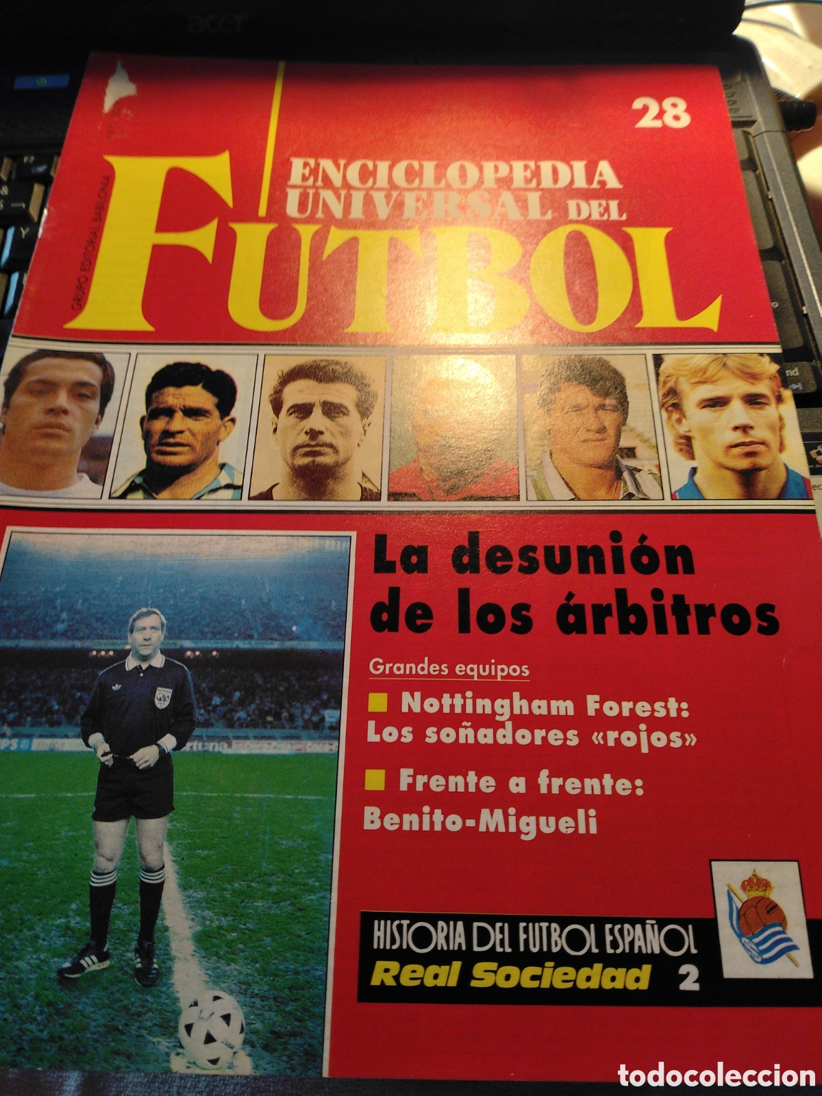 Coleccionismo deportivo: ENCICLOPEDIA UNIVERSAL DE FUTBOL - FASC&Iacute;CULO 27 - EDITORIAL BABILONIA 1991 - SIN POSTER.