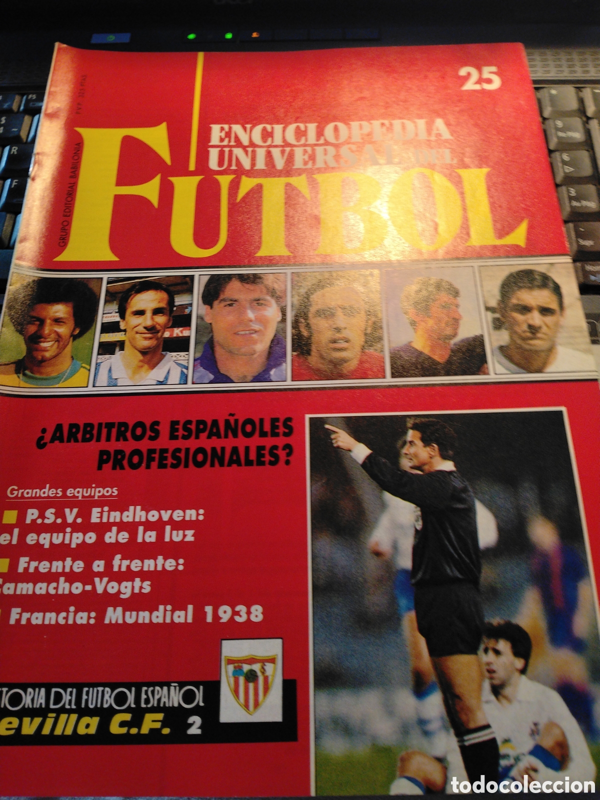 Coleccionismo deportivo: ENCICLOPEDIA UNIVERSAL DE FUTBOL - FASC&Iacute;CULO 24 - EDITORIAL BABILONIA 1991 - SIN POSTER.