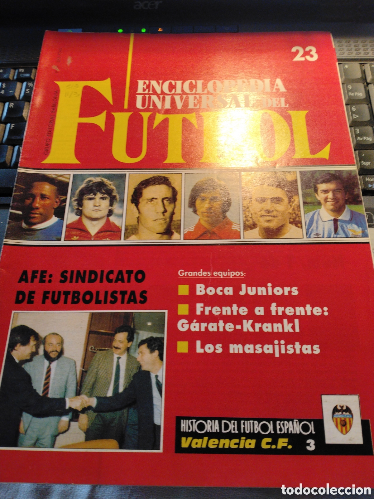 Coleccionismo deportivo: ENCICLOPEDIA UNIVERSAL DE FUTBOL - FASC&Iacute;CULO 22 - EDITORIAL BABILONIA 1991 - SIN POSTER.