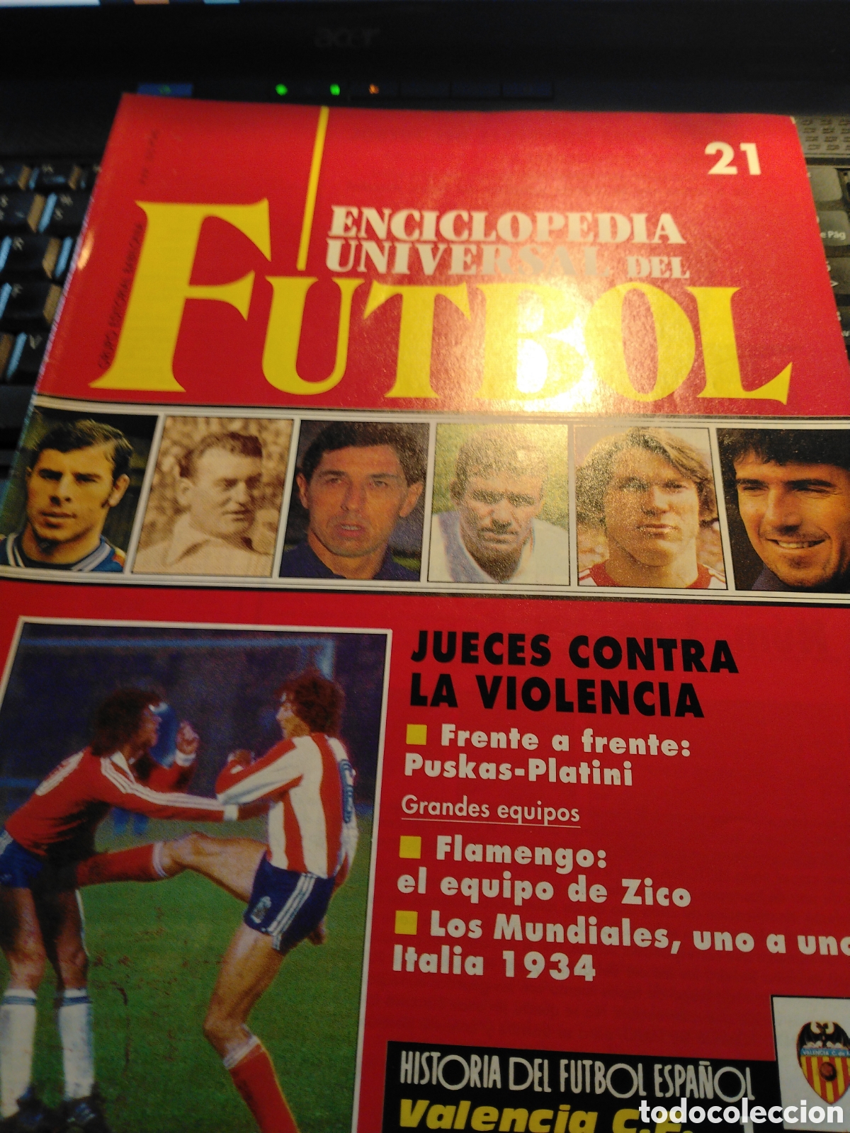 Coleccionismo deportivo: ENCICLOPEDIA UNIVERSAL DE FUTBOL - FASC&Iacute;CULO 21 - EDITORIAL BABILONIA 1991 - SIN POSTER.