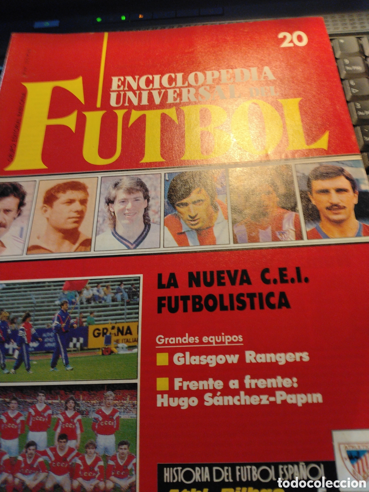 Coleccionismo deportivo: ENCICLOPEDIA UNIVERSAL DE FUTBOL - FASC&Iacute;CULO 20 - EDITORIAL BABILONIA 1991 - SIN POSTER.