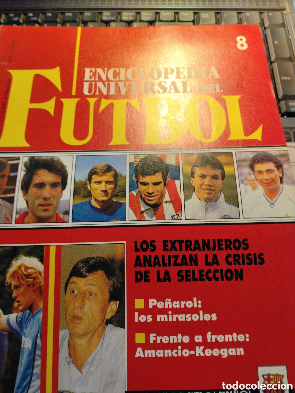 Coleccionismo deportivo: ENCICLOPEDIA UNIVERSAL DE FUTBOL - FASC&Iacute;CULO 8 - EDITORIAL BABILONIA 1991 - SIN POSTER.
