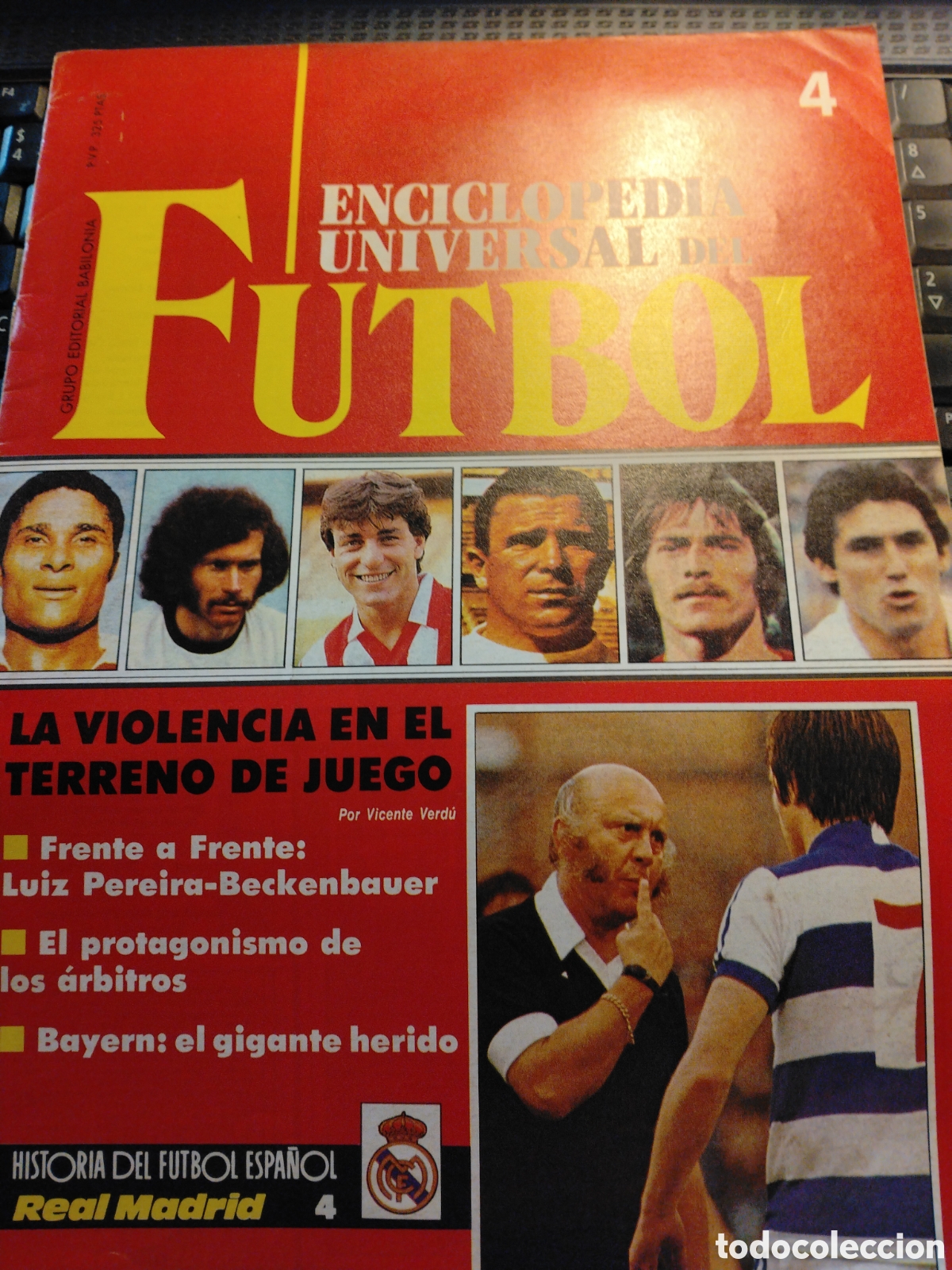 Coleccionismo deportivo: ENCICLOPEDIA UNIVERSAL DE FUTBOL - FASC&Iacute;CULO 4 - EDITORIAL BABILONIA 1991 - SIN POSTER.