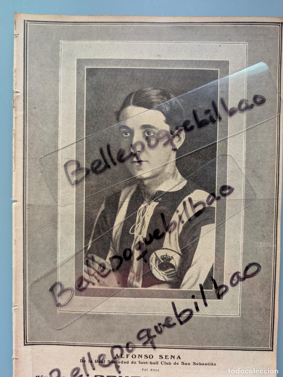 Coleccionismo deportivo: VERYRARE MAGAZINE REVISTA 1912 ALFONSO SENA REAL SOCIEDAD SAN SEBASTIAN FOOTBALL UNION IRUN SPORTING