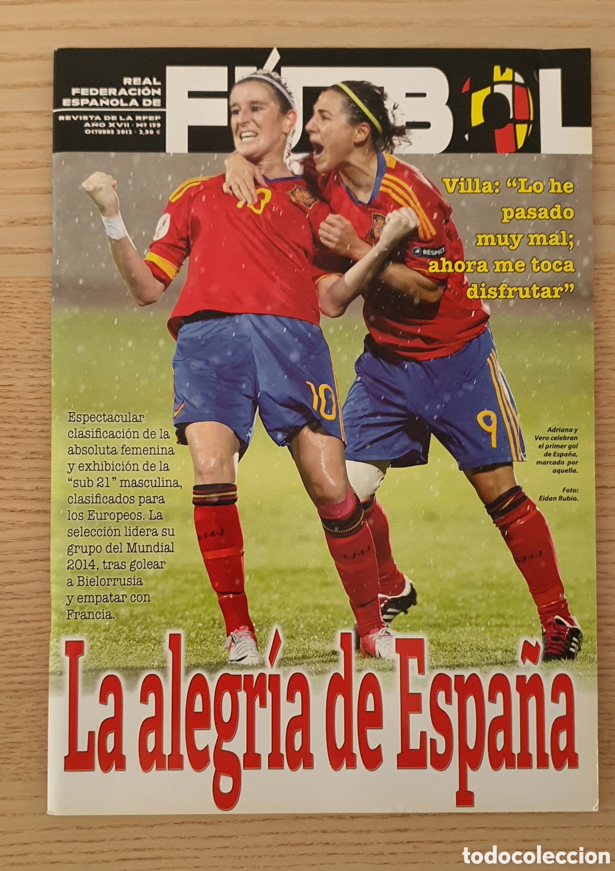 Coleccionismo deportivo: Revista RFEF octubre 2012 - Foto 1