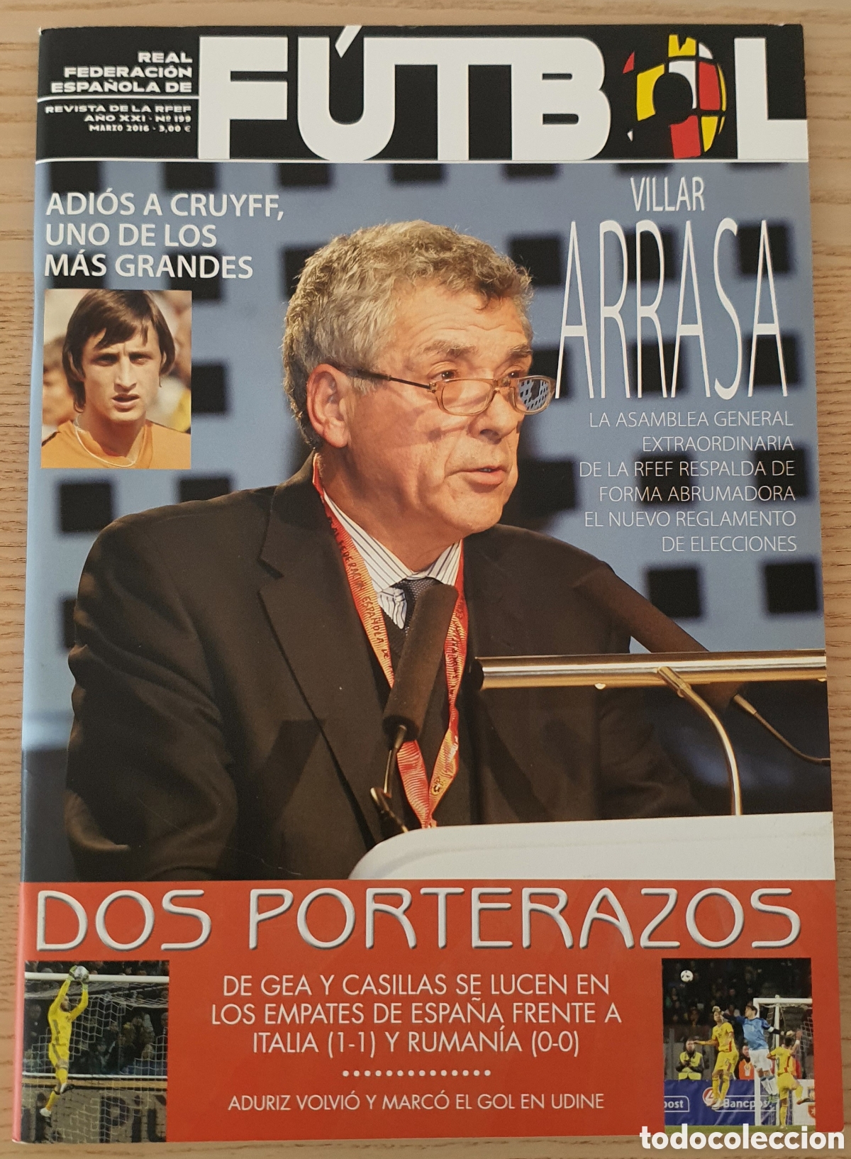 Coleccionismo deportivo: Revista RFEF marzo 2016 - Foto 1