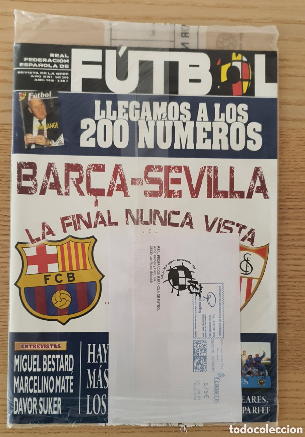 Coleccionismo deportivo: Revista RFEF abril 2016 - Foto 1