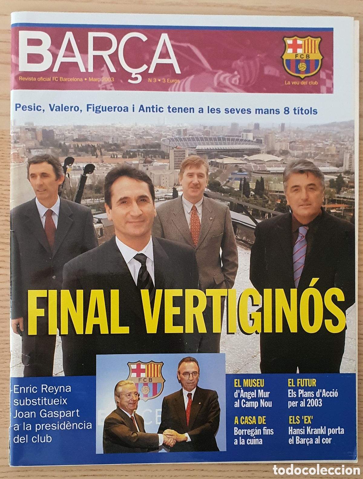 Coleccionismo deportivo: Revista Bar&ccedil;a mar&ccedil; 2003 - Foto 1