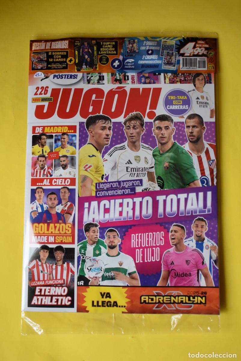 Collezionismo sportivo: Revista Jug&oacute;n. N. &ordm; 226. Sin cromos. Solo la revista. Posters