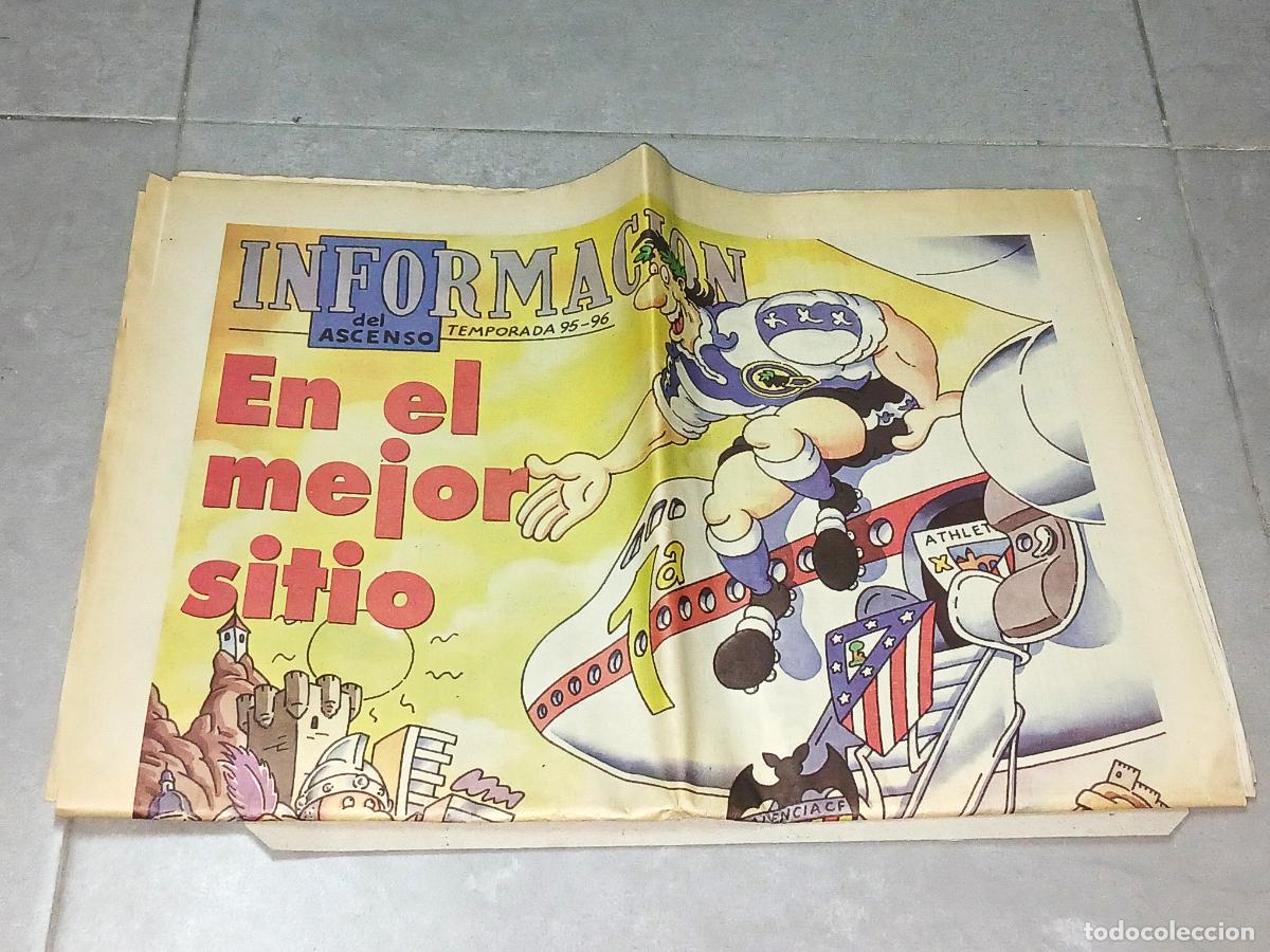 Coleccionismo deportivo: Peri&oacute;dico Diario La Informaci&oacute;n. Ascenso H&eacute;rcules de Alicante, 1995-96