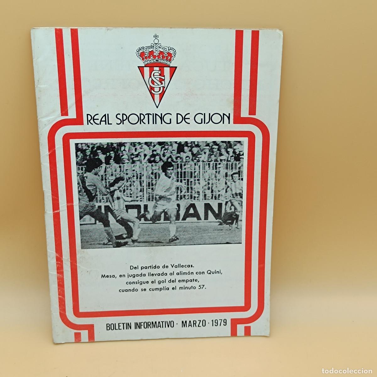 Coleccionismo deportivo: BOLETIN INFORMATIVO REAL SPORTING DE GIJON MARZO 1979. MYJ.