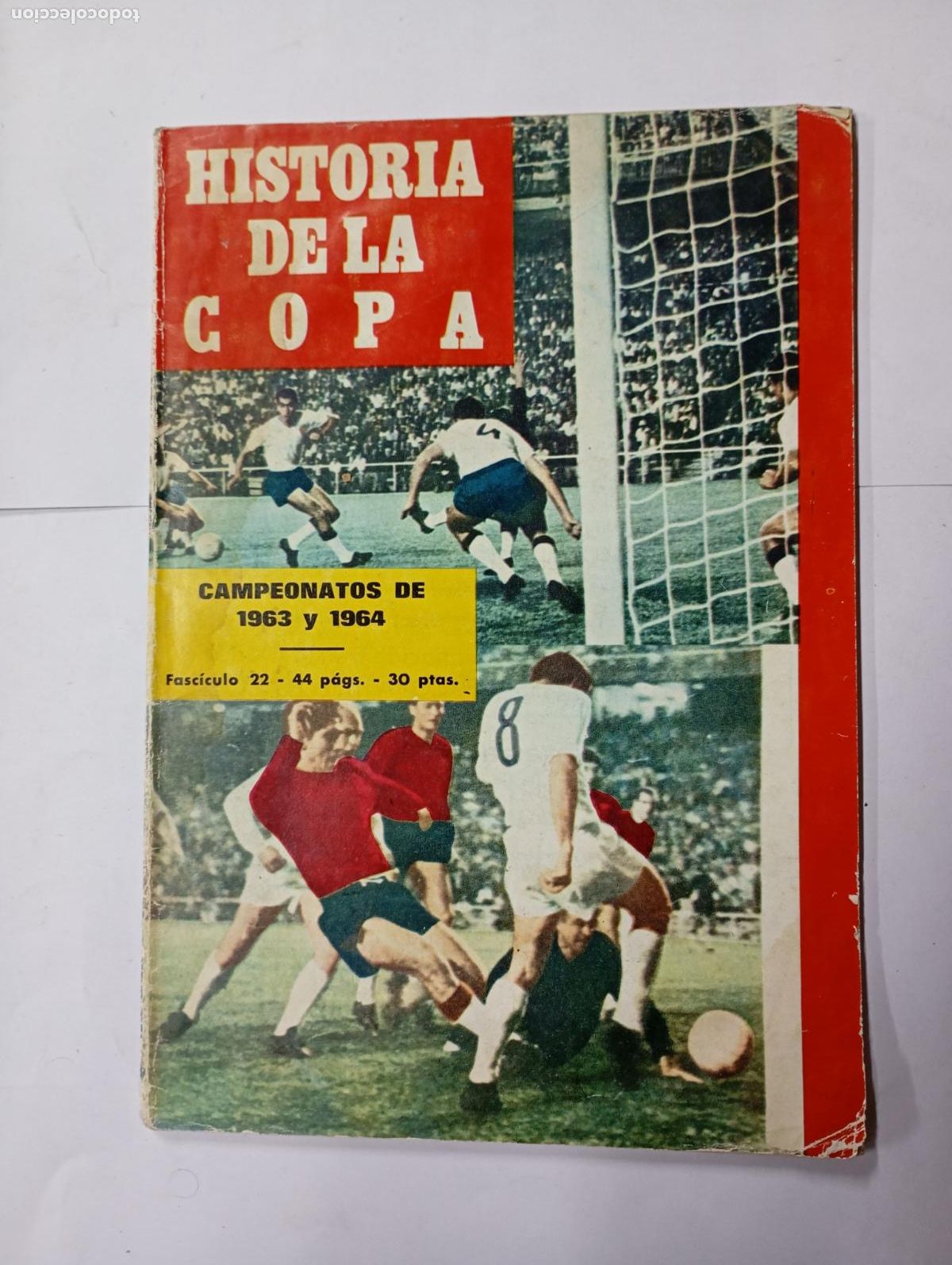 Coleccionismo deportivo: HISTORIA DE LA COPA. FASC&Iacute;CULO 22. CAMPEONATOS 1963 - 1964. TDKR71