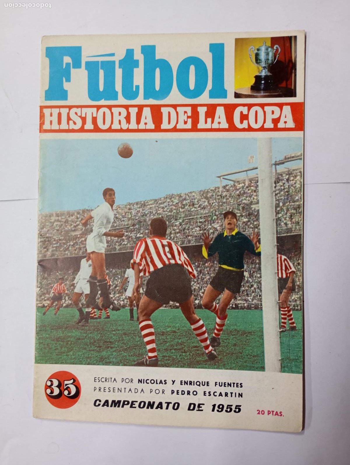 Coleccionismo deportivo: HISTORIA DE LA COPA. FASC&Iacute;CULO 35. CAMPEONATO 1935. F&Uacute;TBOL. TDKR71